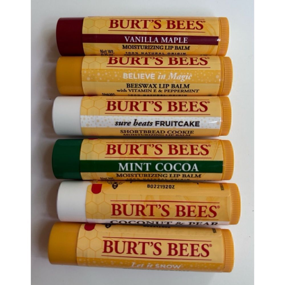 Burt’s Bees Beeswax Bounty  Lip Balm Assorted Set / New Sild/ Set of 6